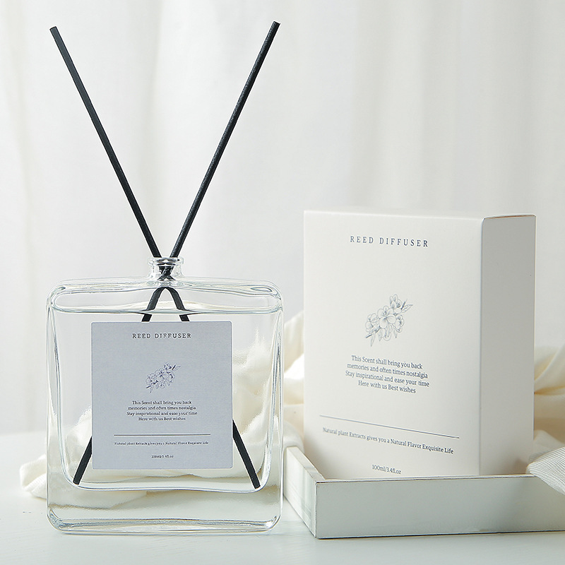Fireless Aromatherapy Essential Oil Rattan Set Hotel Home Bathroom Perfume Gardenia Fragrance Toilet Long-Lasting Fragrance