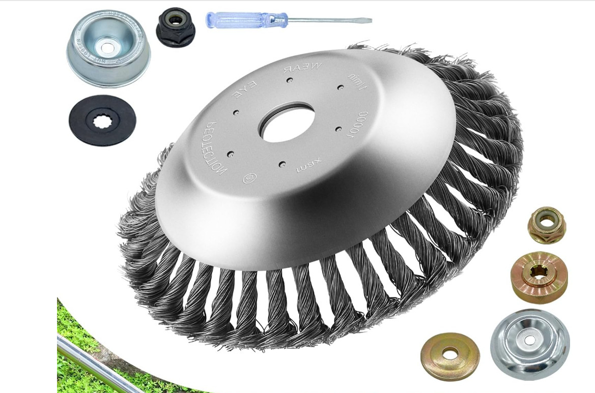 Venta directa de fábrica Placa de cadena cabeza de hierba 20 dientes cuchillo placa Cadena de 9 pulgadas hoja dentada cabeza de hierba accesorios cortacésped