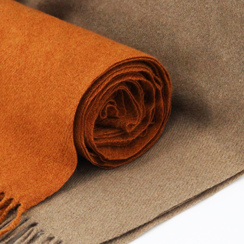 Chal de aire acondicionado transfronterizo color sólido bufanda multicolor mujer todo fósforo sentido de alta gama moda engrosada bufanda masculina