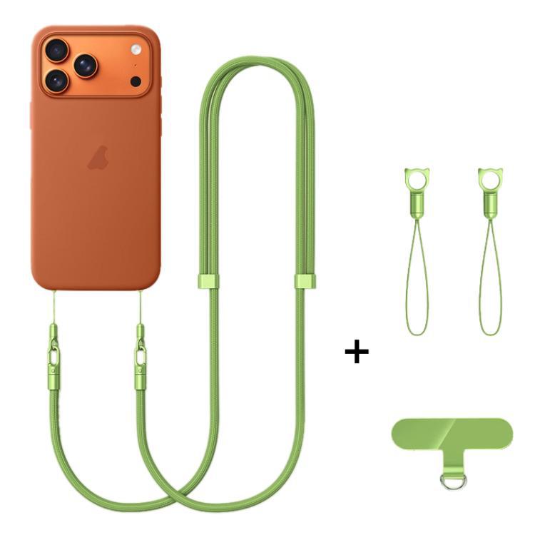 XDcase cuerda de poliéster de 7 mm Doble hebilla ajustable cables de teléfono móvil para cualquier caso de teléfono móvil