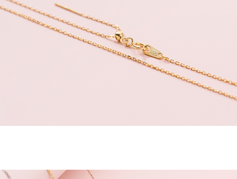 925 Sterling Silver Material Geometric Pattern 1 Piece 925 Sterling Silver Cable Chain Chain Chain Classic Style Geometric