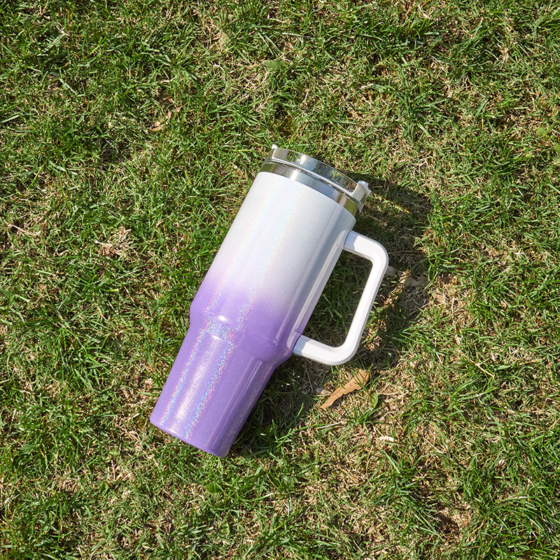 흰색과 보라색 그라데이션