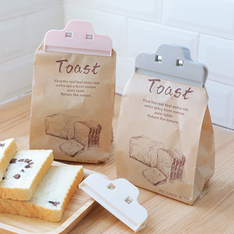 Clip de sellado bolsa de alimentos de frutas secas clip de bocadillo grande DISPOSITIVO DE SELLADO de bolsa de plástico a prueba de humedad bolsa de bocadillo clip de sellado al por mayor