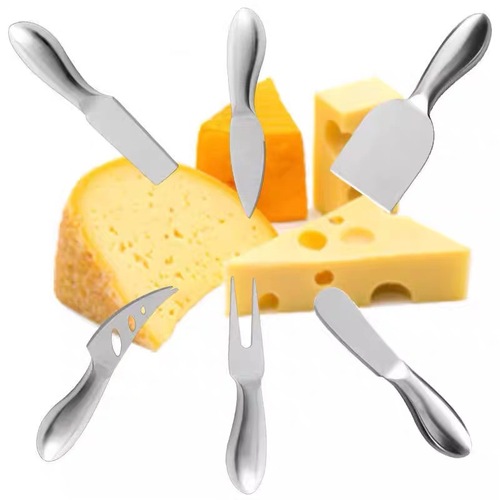 Stainless steel hollow handle cheese cream knife fork butter knife cheese knife household kitchen baking tool