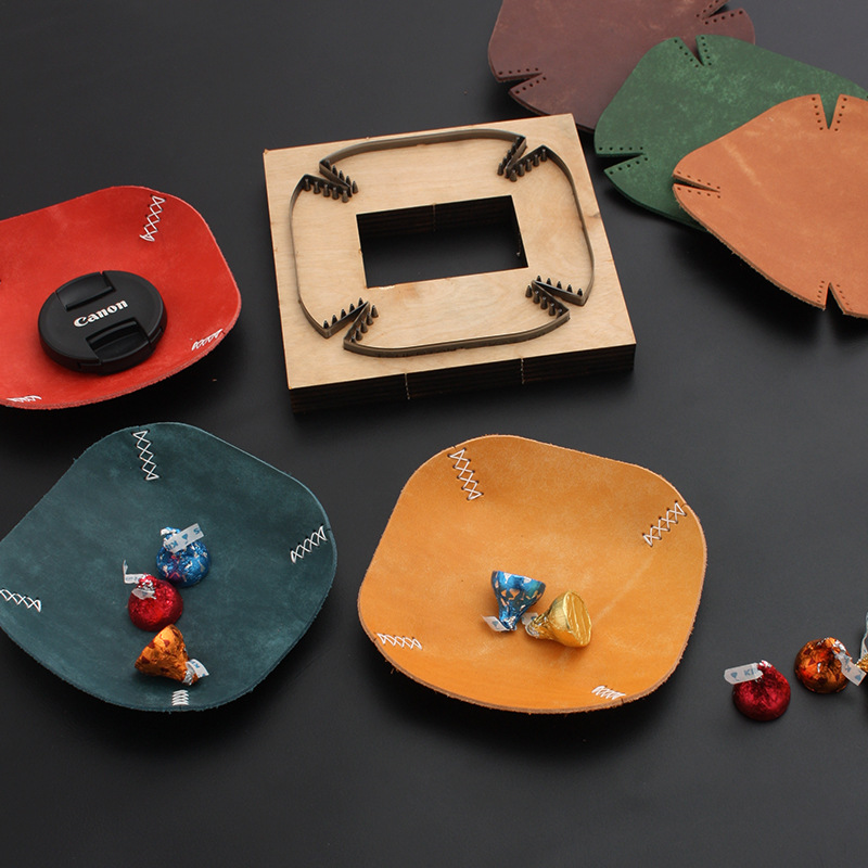 皮盘刀模 皮革置物盘 手 工DIY皮具激光下料免裁刀模 日本刀材质