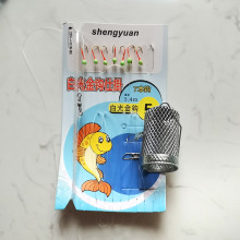 白条钩串钩白光金钩翘嘴夜光七星串钩鱼钩钓鱼7本钩带饵笼白光钩