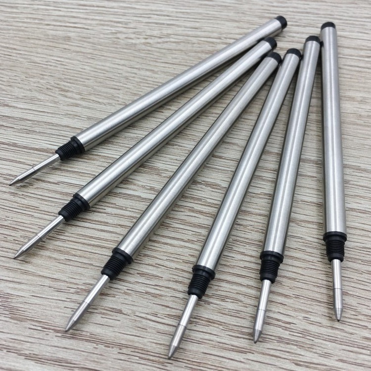 現物卸売り金属サイン芯宝珠筆芯カスタム0.5mmスパイラル模様黒色水芯|undefined