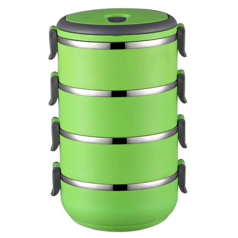 Lonchera portátil Yuefa, aislada y sellada, acero inoxidable, para oficina y escuela