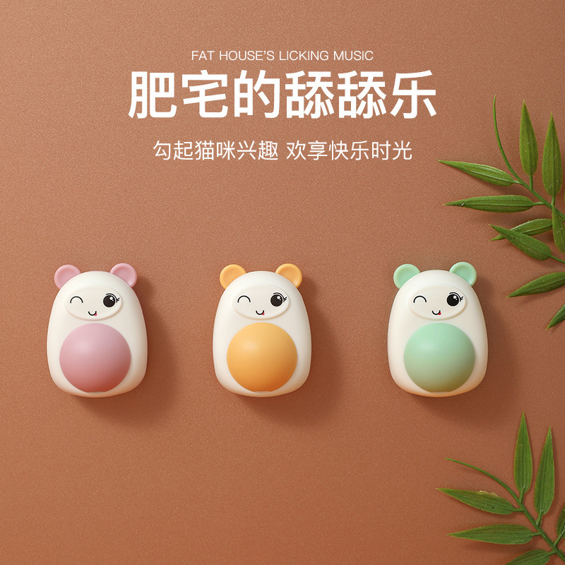 Bolas de menta para gatos rotativas de dibujos animados para gatos adultos, gatos jóvenes, dientes de molienda, dientes de limpieza de pelo, bolas de hierba para gatos al por mayor