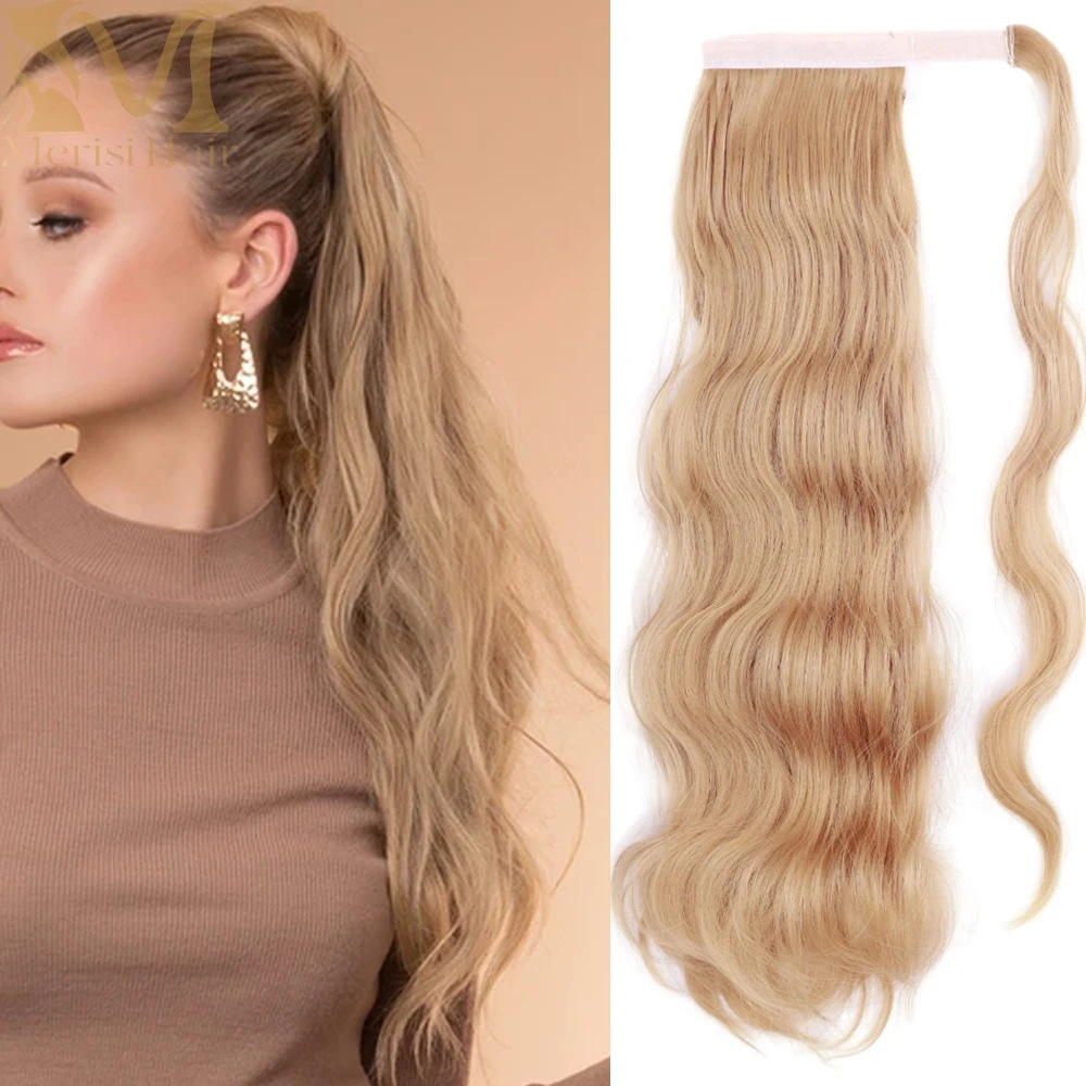 Postiche queue de cheval bouclée synthétique avec scratch_voghion.com