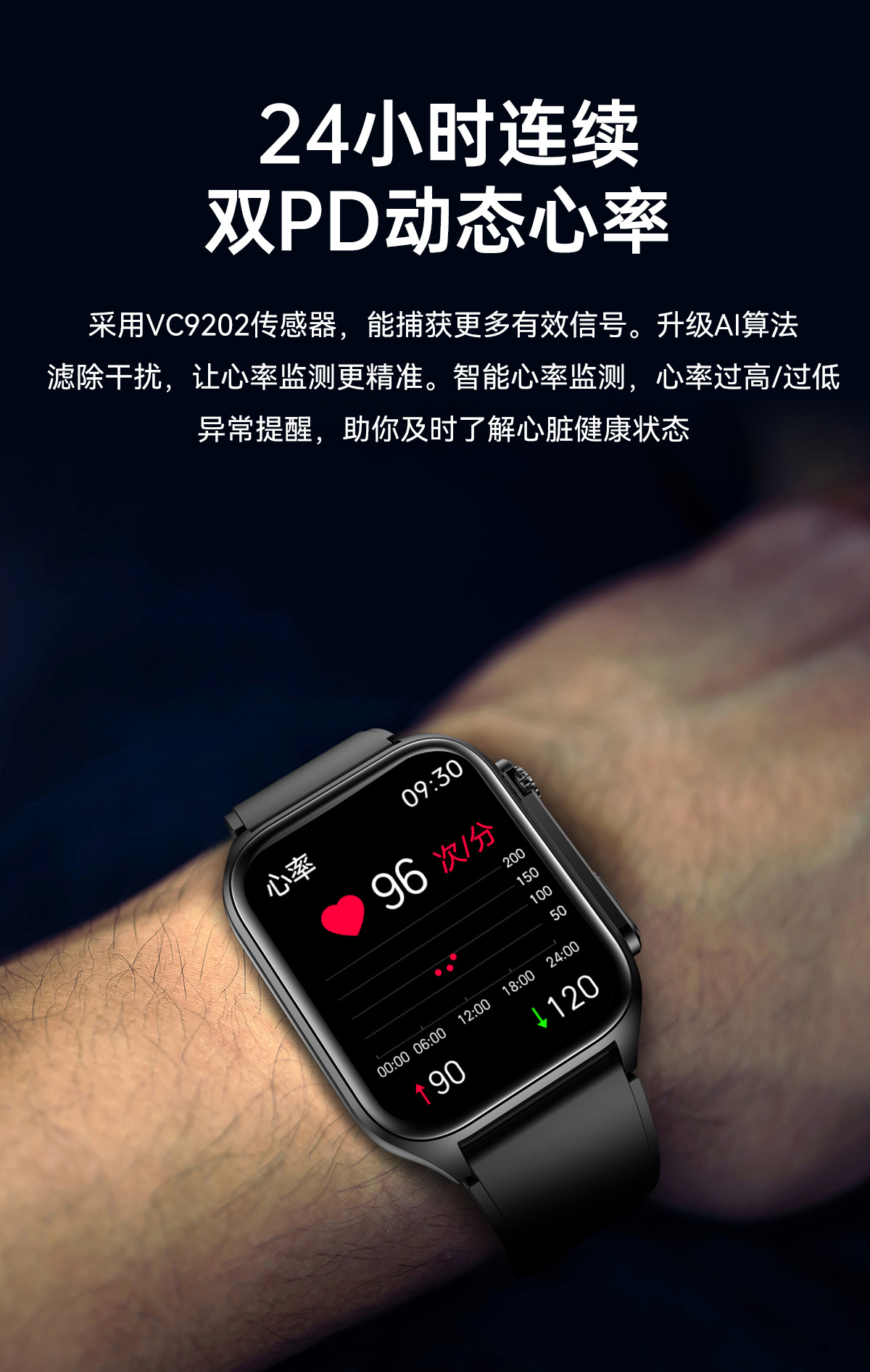 TK12 smartwatch: Blood sugar, Bluetooth call, heart rate, blood oxygen, blood pressure, electrocardiogram detection, step-counting fitness band undefined