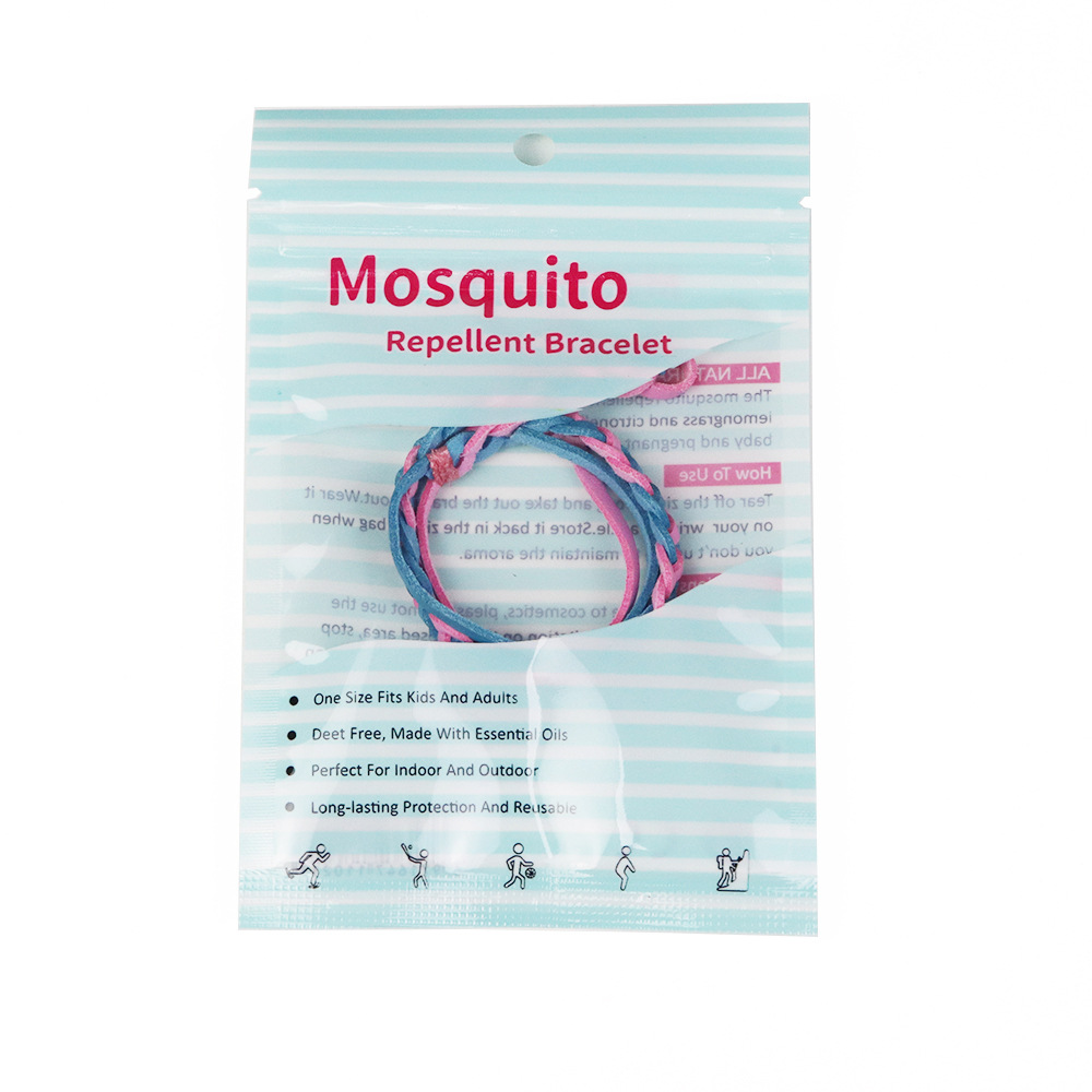 스카이 블루 파우더 가죽 팔찌 (컬러 백에 1 개)