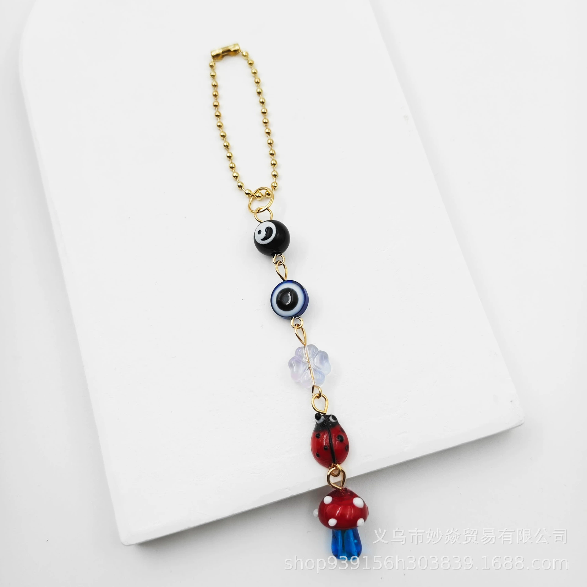 Creative keychain, bag, purse, mobile phone, pendant, Amazon, DIY