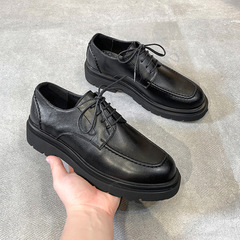 Men's shoes new British men's casual business formal wear heightening youth suit leather shoes men's Korean version 86226-T