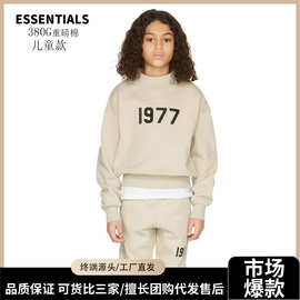 Essentials儿童亲子装FOG秋冬纯棉宽松纯棉1977圆领卫衣童装批发