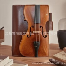 �羳�¿�Vintage Violin Leather Notebook�͹�С����Ƥ��Pӛ��