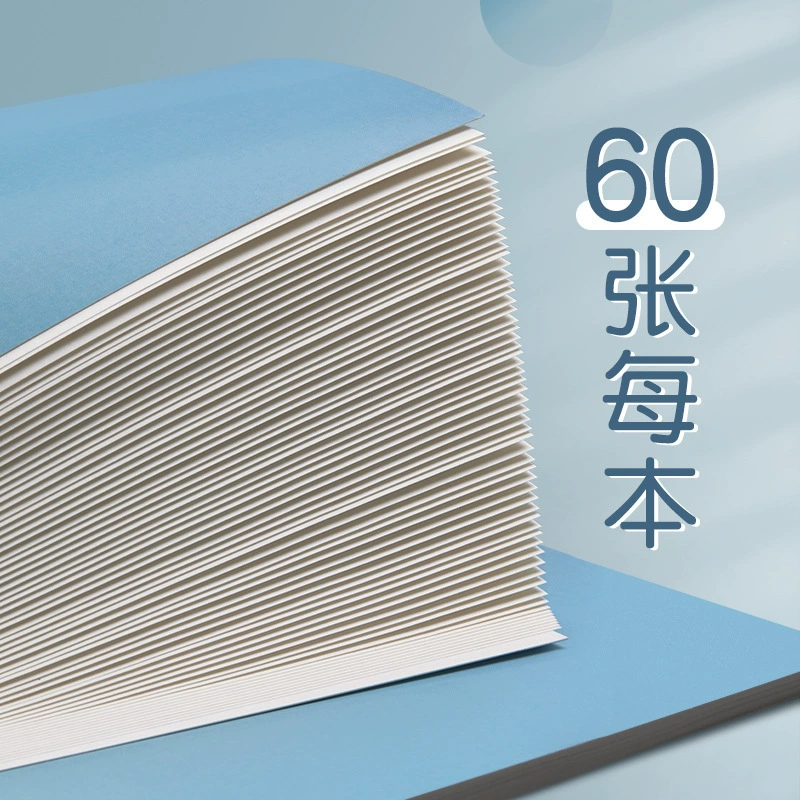 Spiral Notebook, Tear-Off Sheets for Elementary Students, A5/B5, 60 Pages, Thick Paper