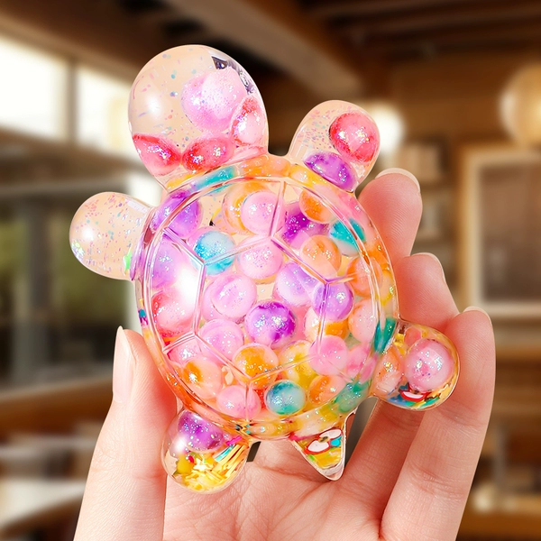 Large quicksand turtle—color [about 9cm] ♥ quicksand flash