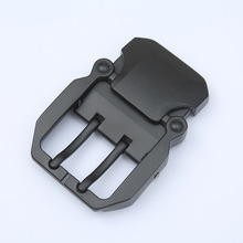 新款哑光黑色战术金属自动扣皮带扣头男士运动户外通勤扣头批发