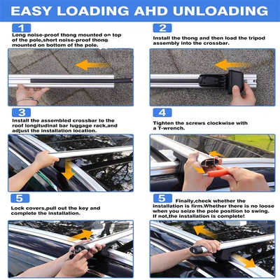 Roof Rack Crossbars, Aluminum Alloy – Roof rack