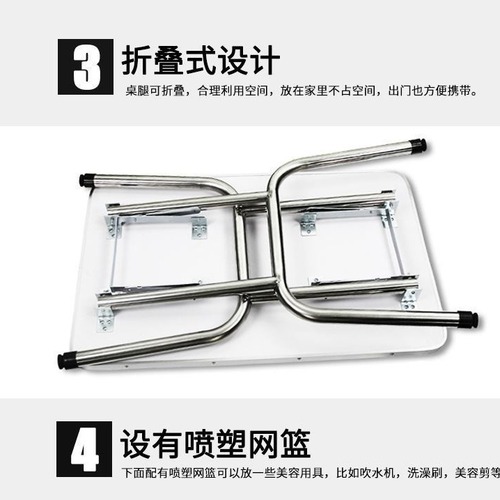 Pet grooming table, dog grooming stand, large breed cat foldable bath trim blow dry shower portable table for pet salon