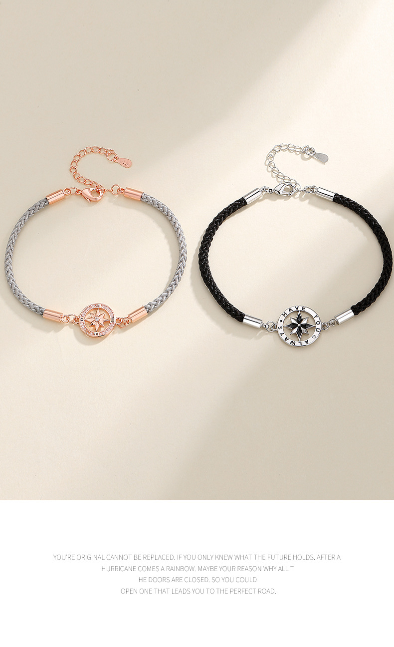 八芒星钟盘情侣手链详情_09