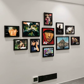 照片墙;相框、画框