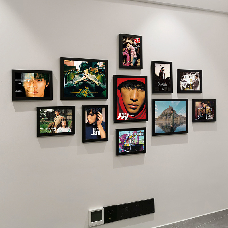 Jay Chou Decorative Hanging Painting Jay Album Cover Poster Photo Wall Frame Music Bedroom Living Room Decorative Picture Frame Jay Chou Decorative Hanging Painting Jay Album Cover Poster Photo Wall Frame Music Bedroom Living Room Decorative Picture Frame