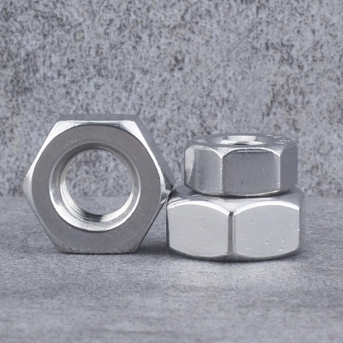 304 stainless steel nut hexagonal nut external hexagonal nut DIN934 screw cap bolt cap M3/M4/M5/M6