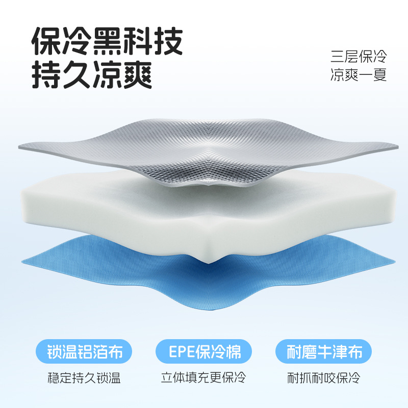 Nuevo gato con aire acondicionado, artefacto de enfriamiento de la habitación, nido de verano para gatos, nido de hielo, nido de perros, iglú para mascotas, casa al por mayor transfronteriza