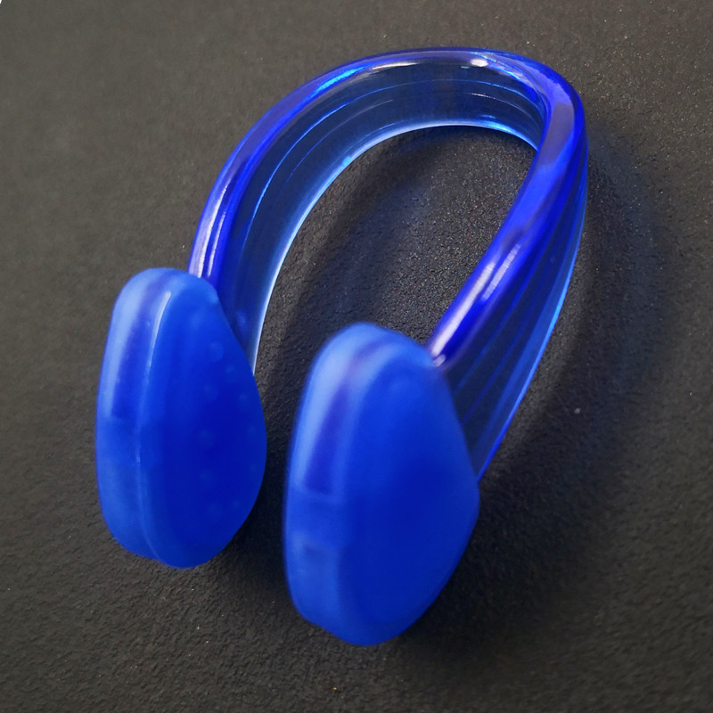 Factory wholesale swimming nose clip new silicone nose clip soft and comfortable anti-choking boxed nose clip LOGO