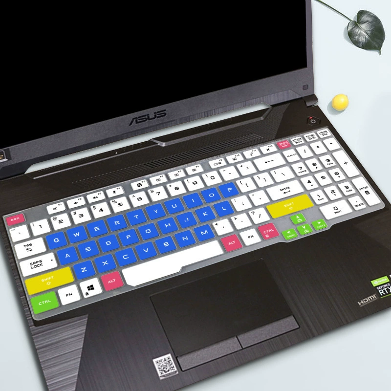 Совместимая клавиатура Asus, силиконовая защитная крышка для ноутбука, 15.6 дюймов