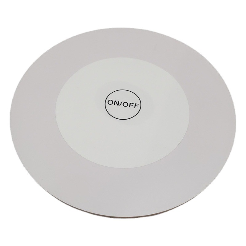 Los fabricantes producen 93mm creativo gravedad inducción Montaña Rusa redonda luminosa acrílico LED presionando taza luz inferior