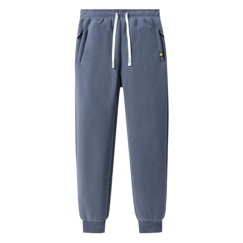 Зимние флисовые повседневные брюки больших размеров, мужские спортивные штаны на флисовой подкладке, утолщенные брюки из овечьего флиса до щиколотки, очень большие брюки