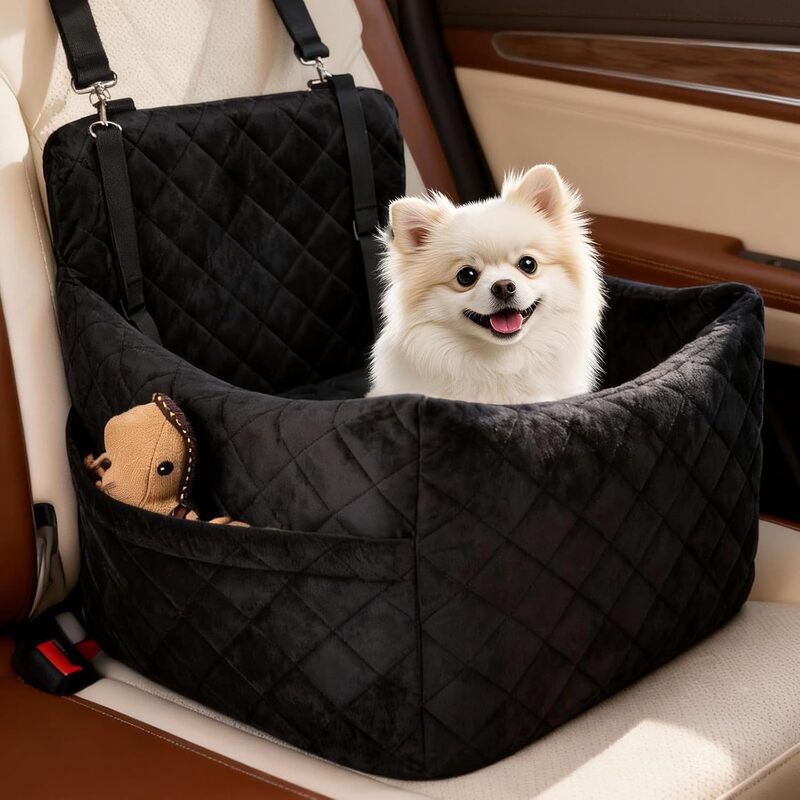 Amazon's Best-Selling Pet Suede Car Seat for Medium-Sized Dogs, Detachable and Washable Amazon's Best-Selling Pet Suede Car Seat for Medium-Sized Dogs, Detachable and Washable