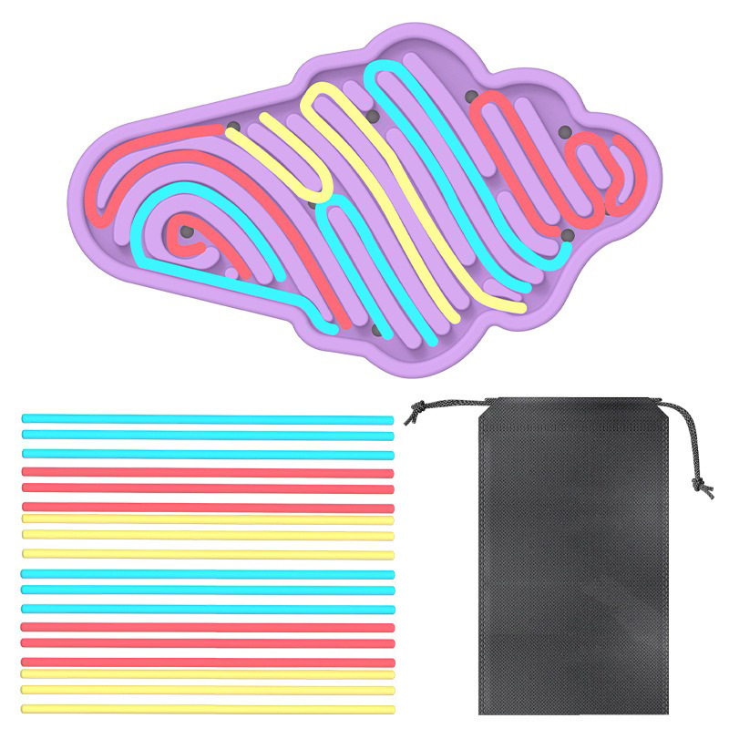 Amazon venta caliente silicona ecológica placa sensorial infantil forma de helado puzzle tablero de actividad ecológica libre de BPA