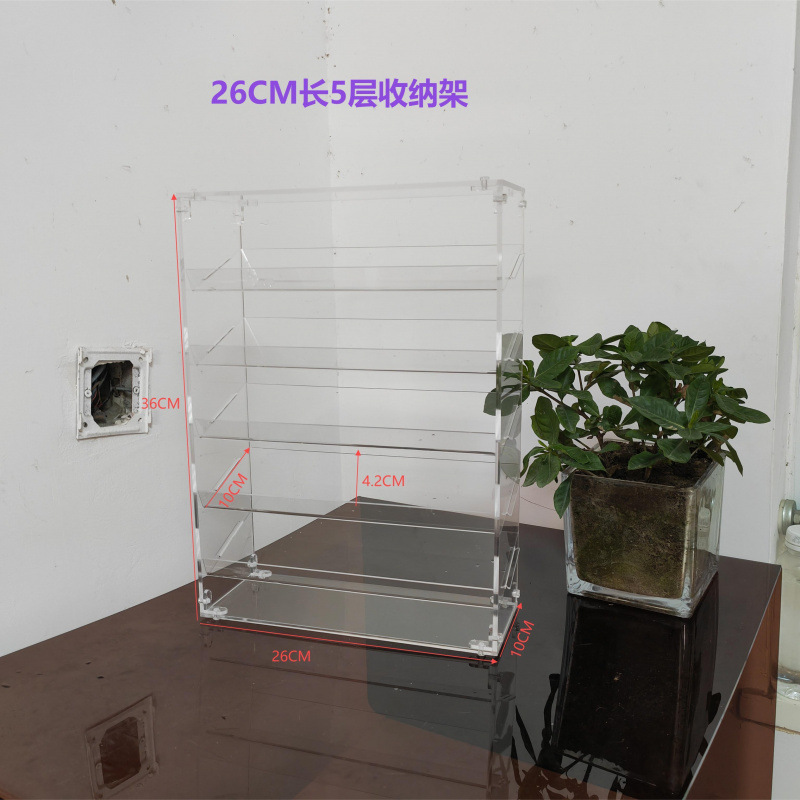 アクリル化粧品アイシャドウパウダーパウダー口紅リップ釉薬香水エアクッションマニキュア大容量ディスプレイ収納ボックスラック|undefined