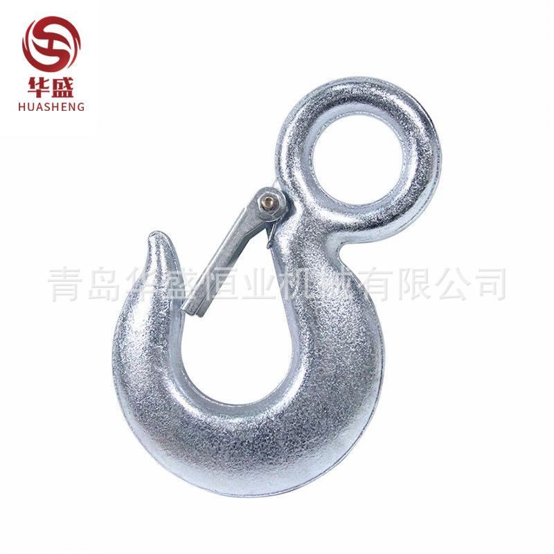 厂家直销 吊钩大全羊角钩钢管钩子大开口钩环眼