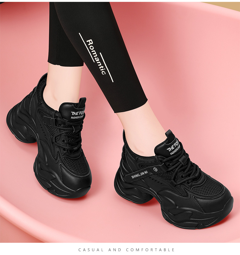 Dames, 2024 nieuwe verhoogde, herfst- en winterreizen, lichtgewicht dikke onderkant casual sneakers_voghion.com