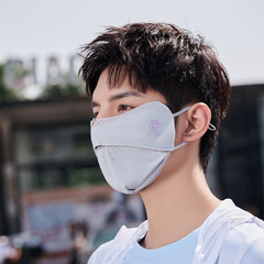 Summer Ice Silk Sun Protection Driving Cycling Anti-Ultraviolet Thin Breathable Sunshade Eye Corner Mask for Men