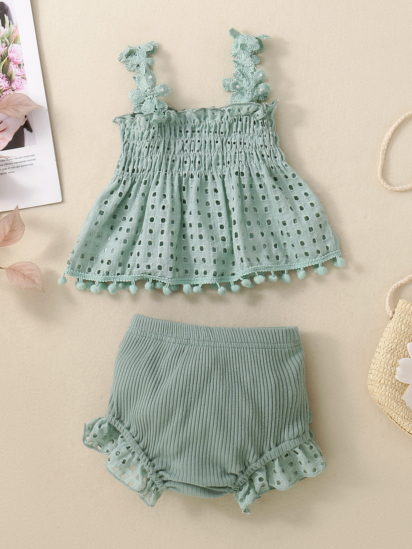 Kids Clothing Sets Children's Clothing Type Classic Style Solid Color Cotton Girls Clothing Sets