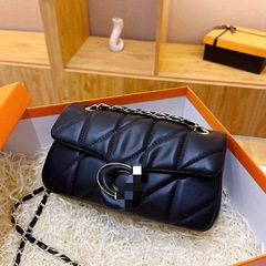 クロスボーダー25新型刺繍糸菱格Bagsファッション雲バッグツイルショルダーバッグ