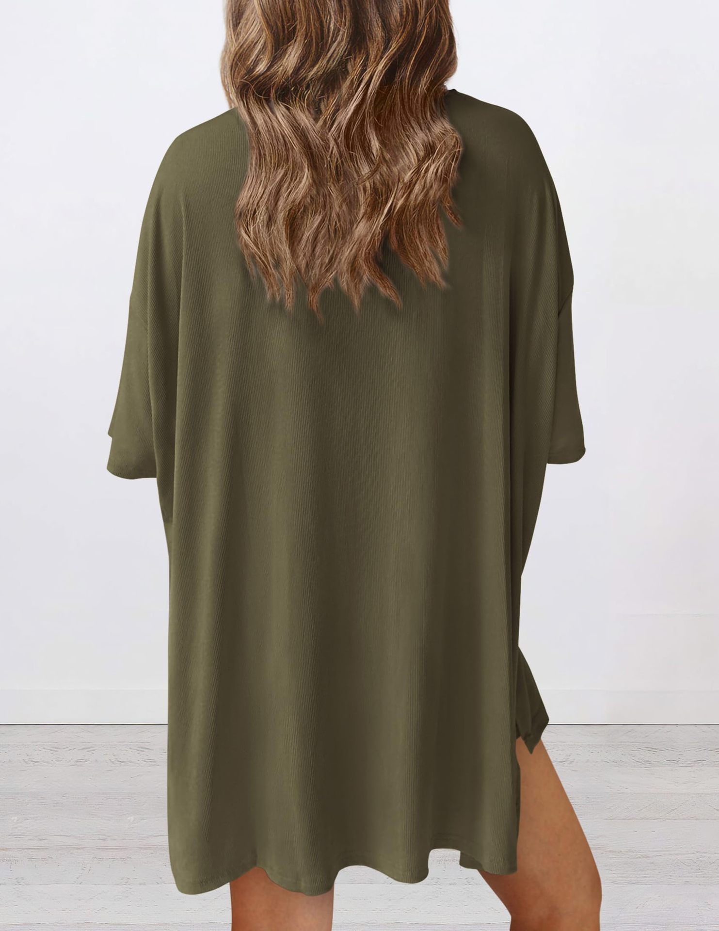 Casual Women's Shorts Set Solid Colour Loose Fit Summer Outfit_voghion.com