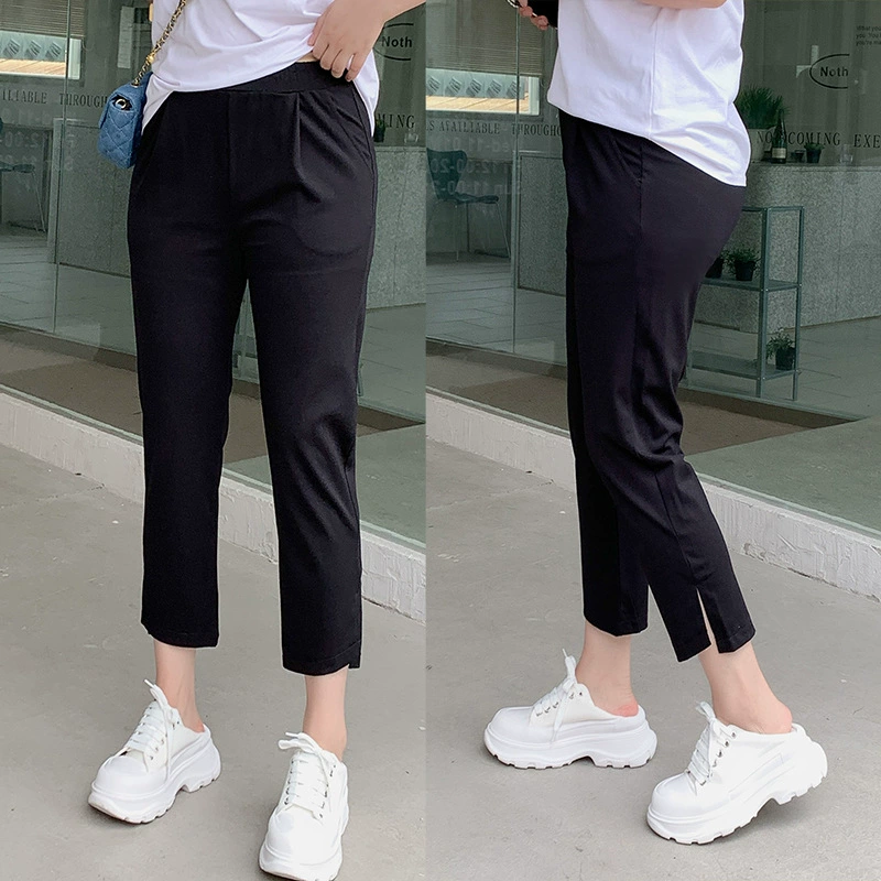 Летние тонкие большие брюки oversize, городской стиль, plus size