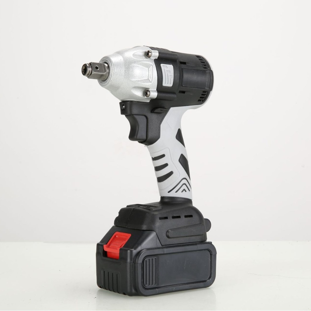 Llave eléctrica de litio transfronteriza sin escobillas, llave eléctrica de mano de gran torsión, llave eléctrica multifuncional de litio recargable