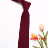 Classic suit, tie, colored accessory, 6cm