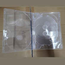 14厘高明4碟 CD盒 DVD盒 14mm光盘包装盒 4片高透明塑胶 可插彩页