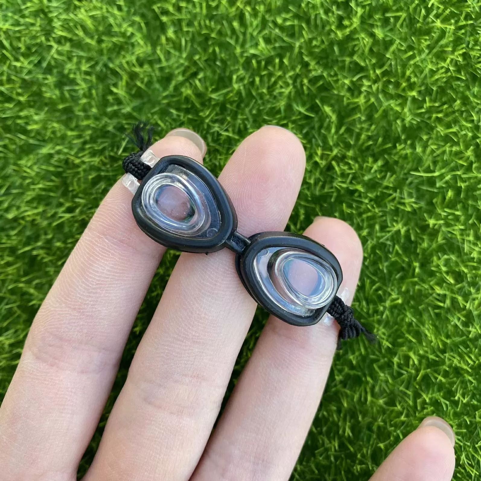 Muñeca en stock mini gafas de baño piloto gafas de perro parcha gafas accesorios DIY buceo