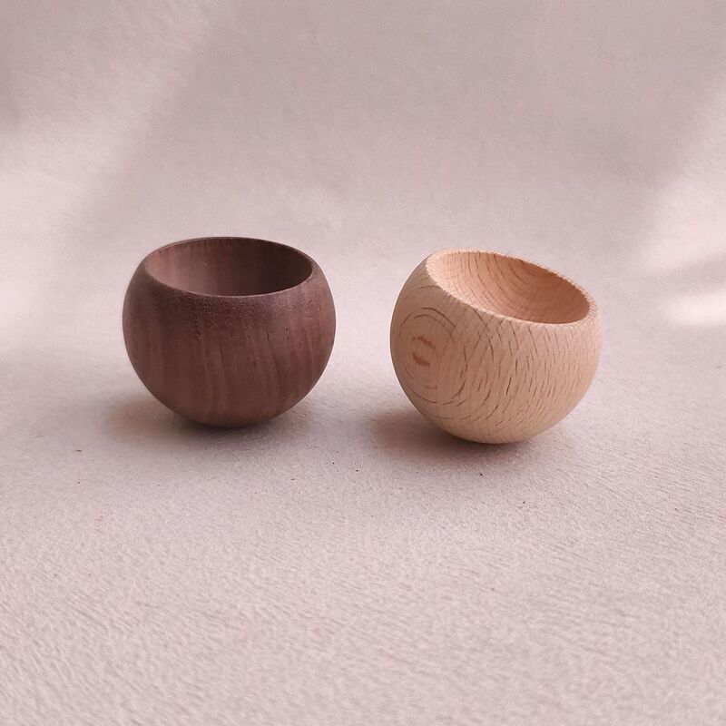 工場直販タンブラーリトルラウンドエッグディフューザー木製楽しい形状ポータブル木製アクセサリー|undefined