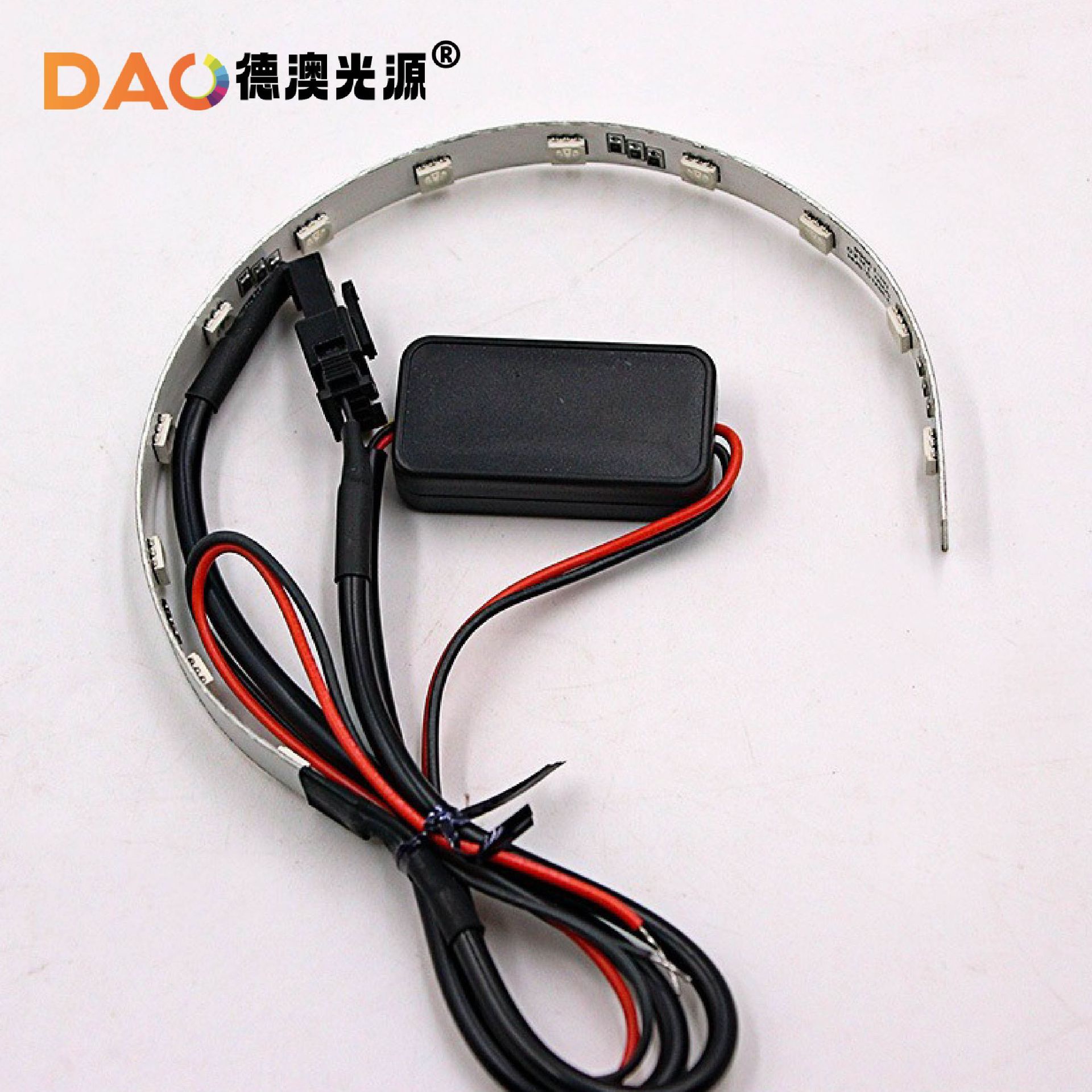 Nuevo colorido 360 diablo ojo móvil App control colorido diablo ojo coche modificación luces decorativas